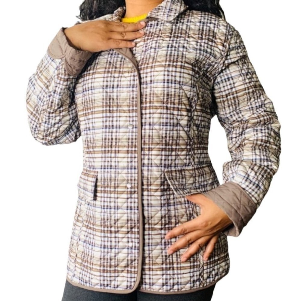 Marcona Reversible jacket brown plus size women size 14
